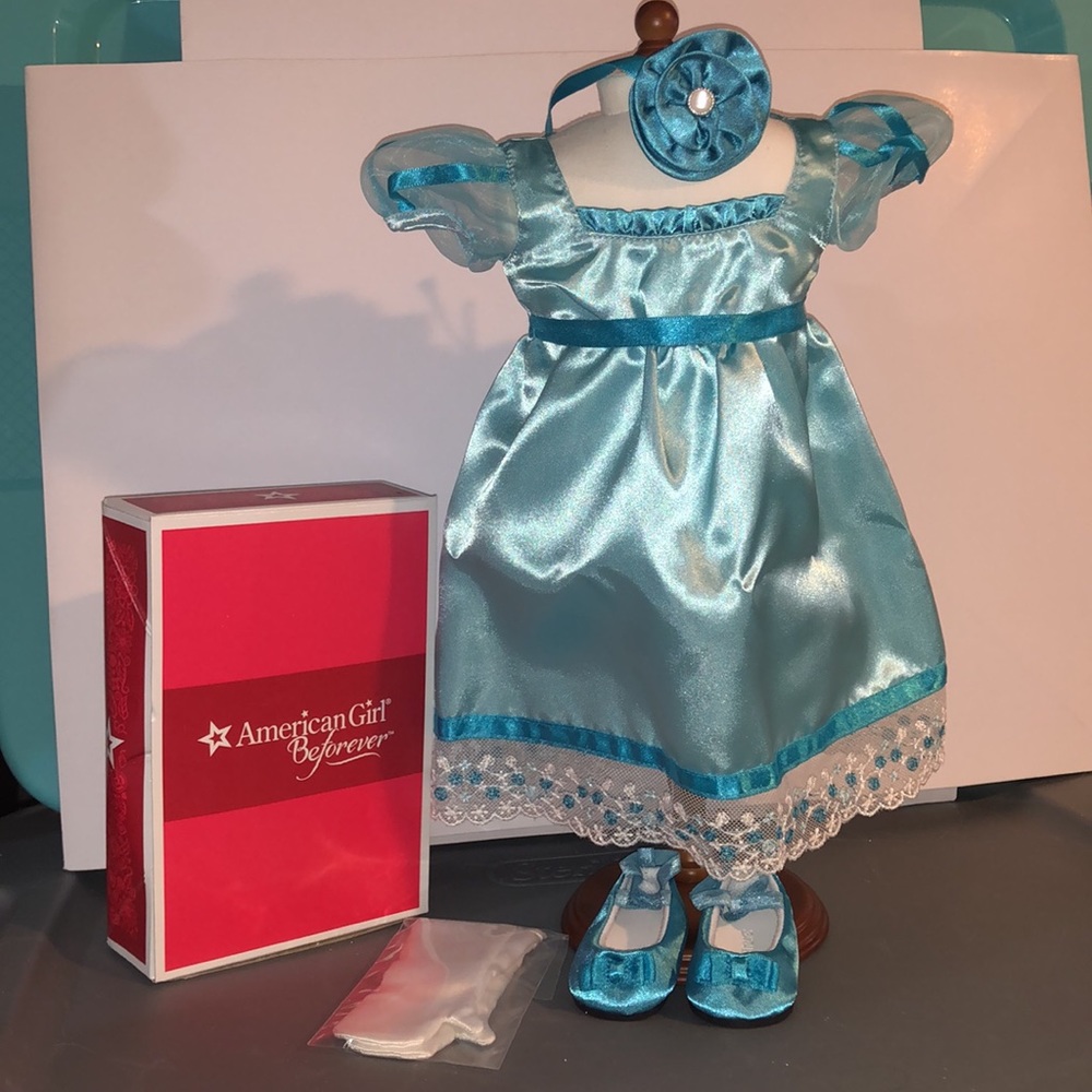 Retired AMERICAN GIRL Caroline’s Party Gown NEW - Picture 2 of 11